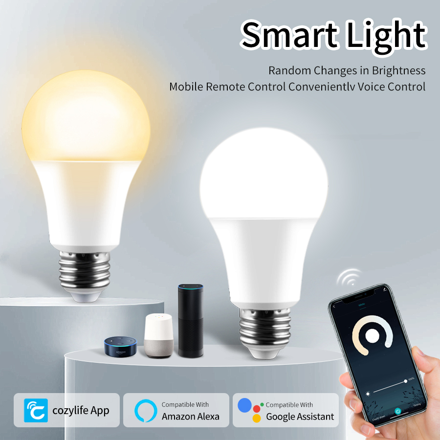 Smart Home Yellow - 110V 220V E27 WiFi bombillas LED
