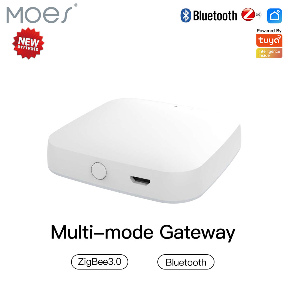 Smart Home Setup - MOES-Puerta de enlace inteligente multimodo ZigBee,