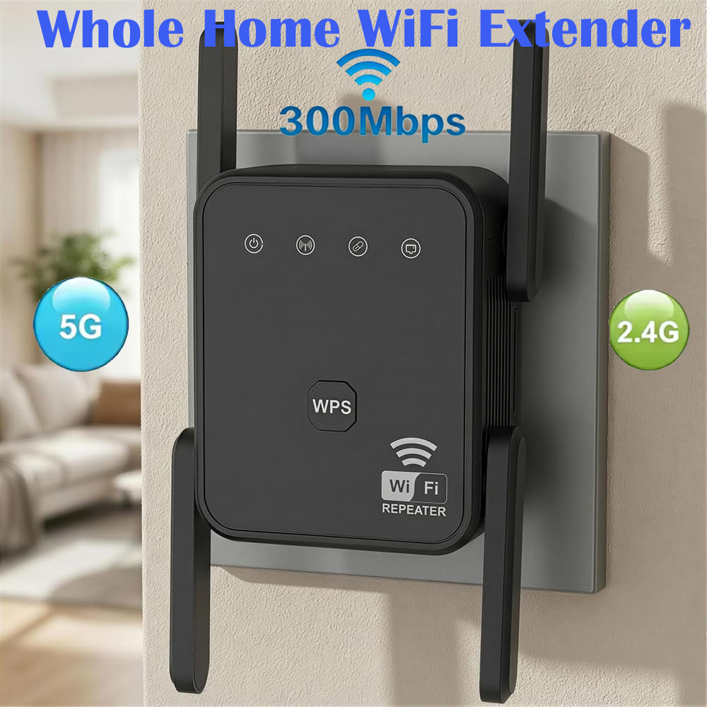 Smart Home Network - Nuevo Repetidor WiFi 2026, 300Mbps, 2.4GHz,