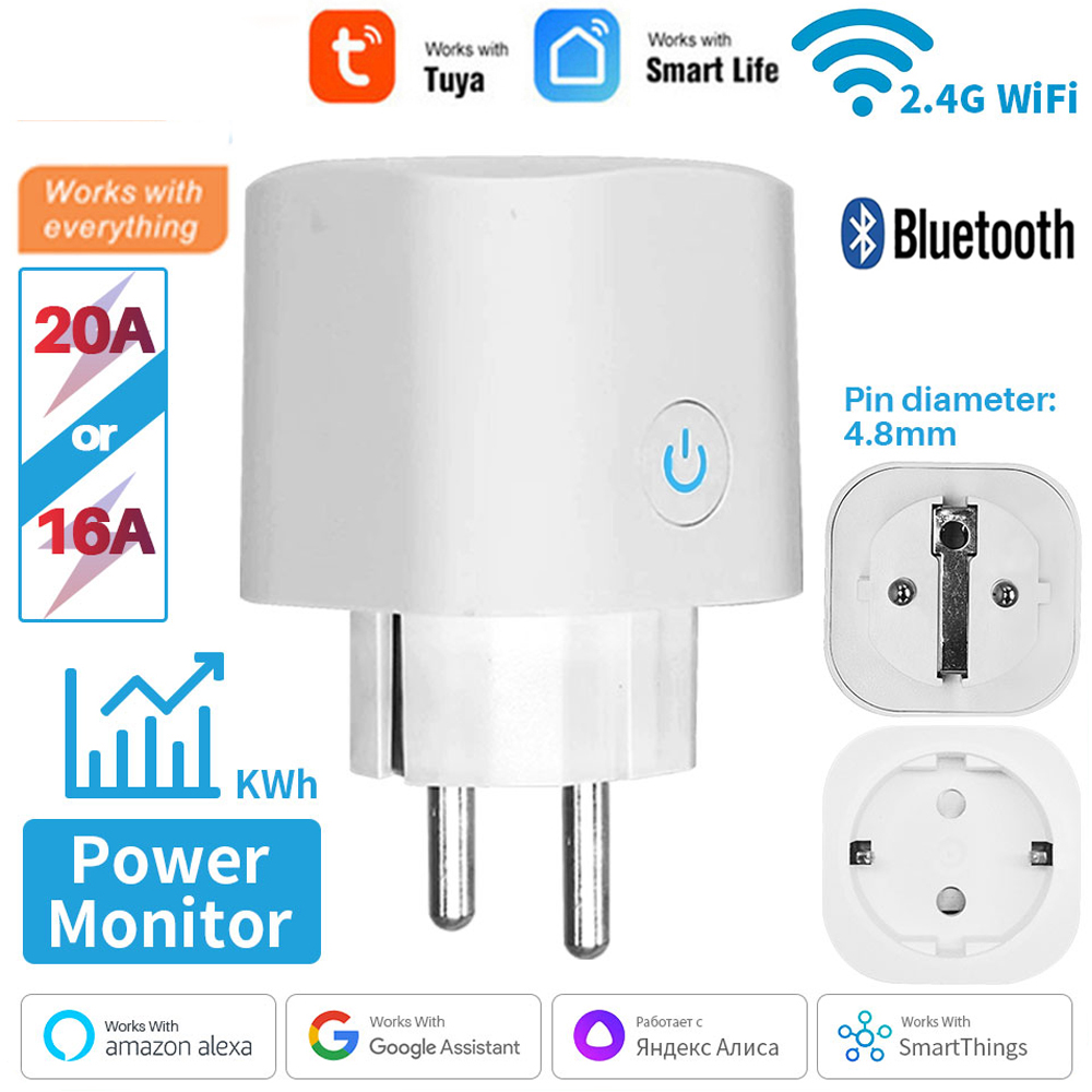 Smart Outdoor Plug - Enchufe Inteligente WiFi Compatible con TUYA,