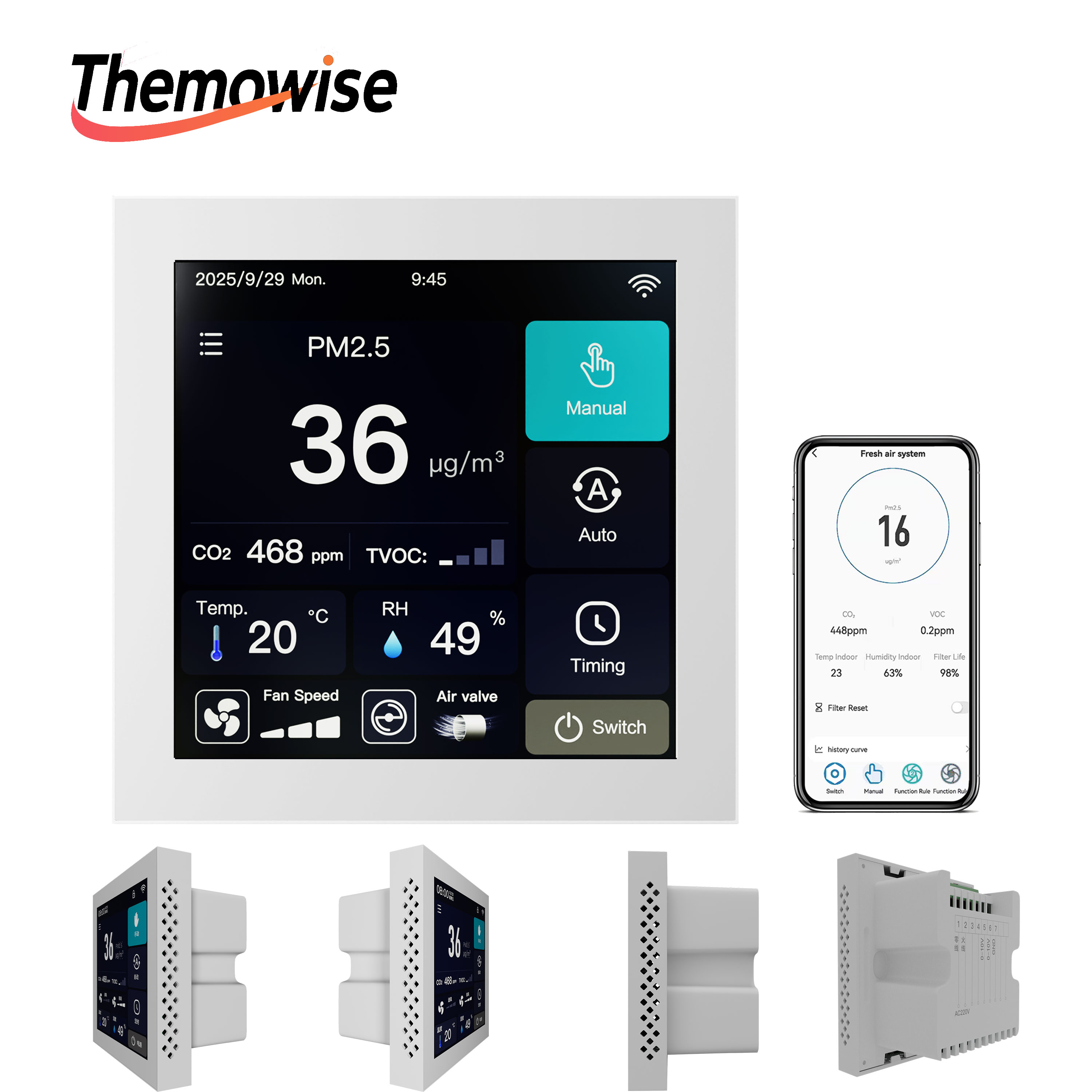 Smart Home Ventilation System - Controlador Inteligente de Calidad del Aire