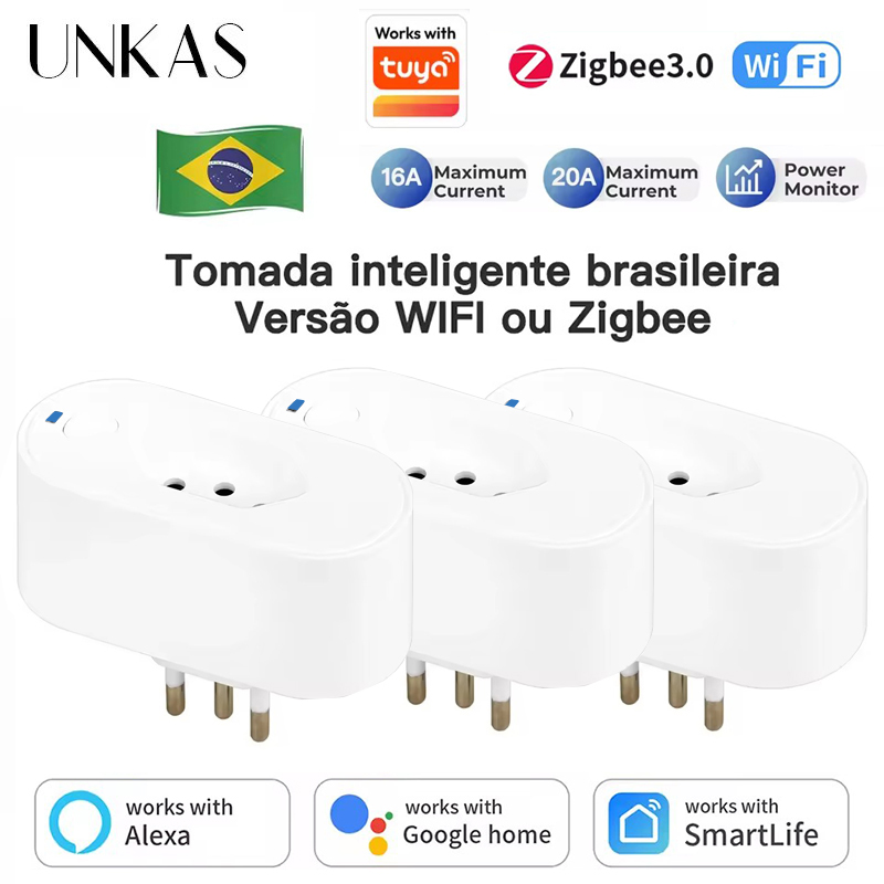 Smart Home Or Smart Home - Enchufe Inteligente UNKAS Compatible con Tuya