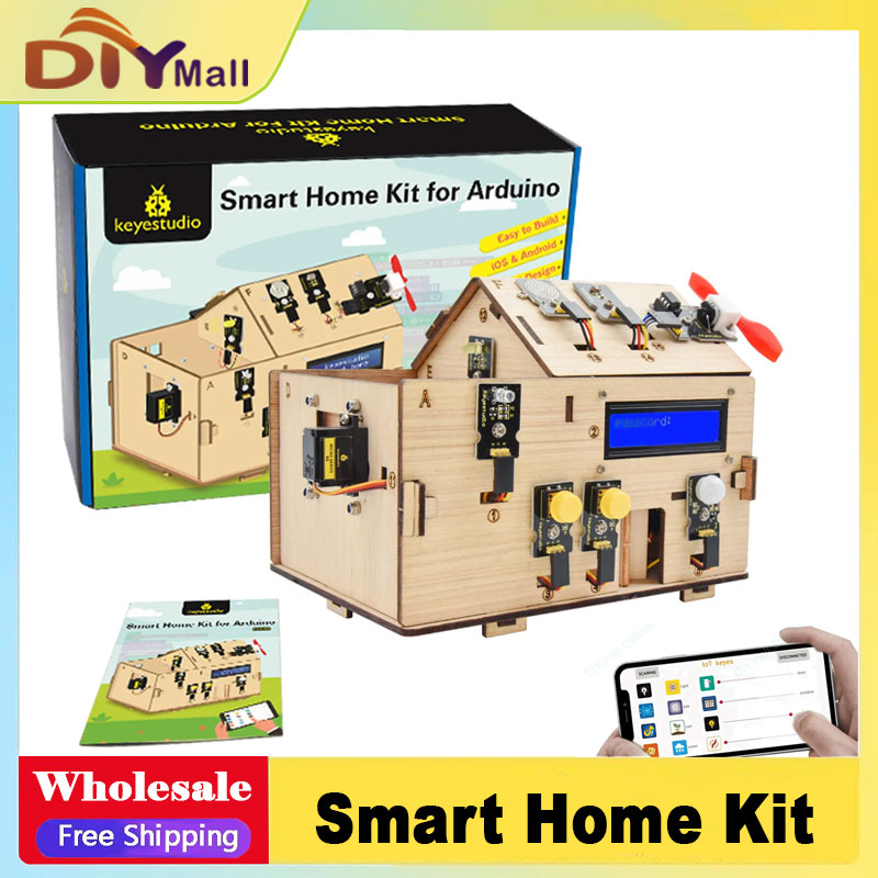 Smart Home Diy - Keyestudio Smart IoT Home Kit con