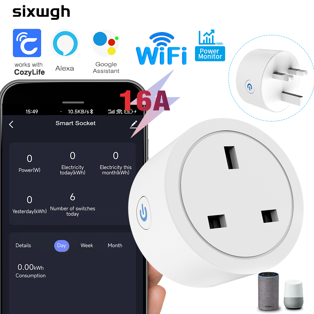 Smart Home Or Smart Home - Enchufe Inteligente WiFi de 16A con