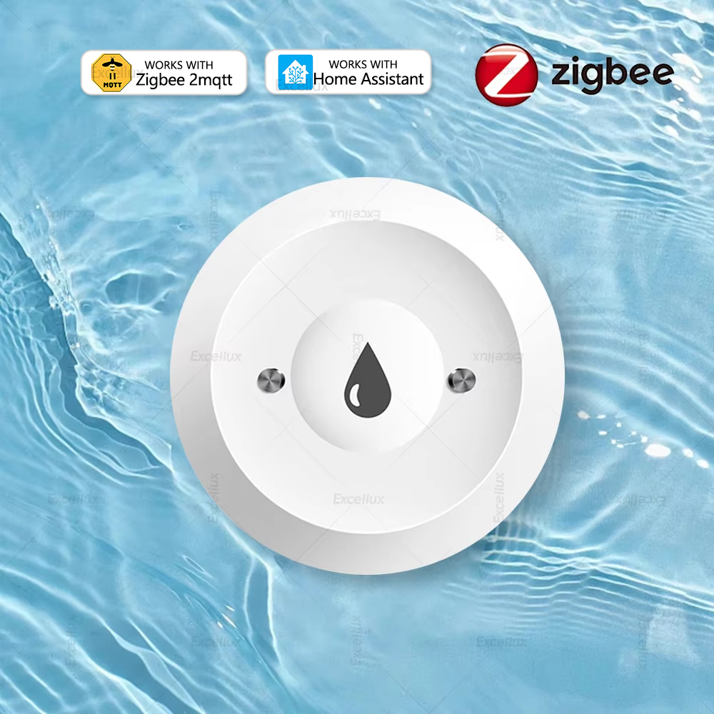 Smart Home Setup - Zigbee-Detector de agua, Sensor de fugas,