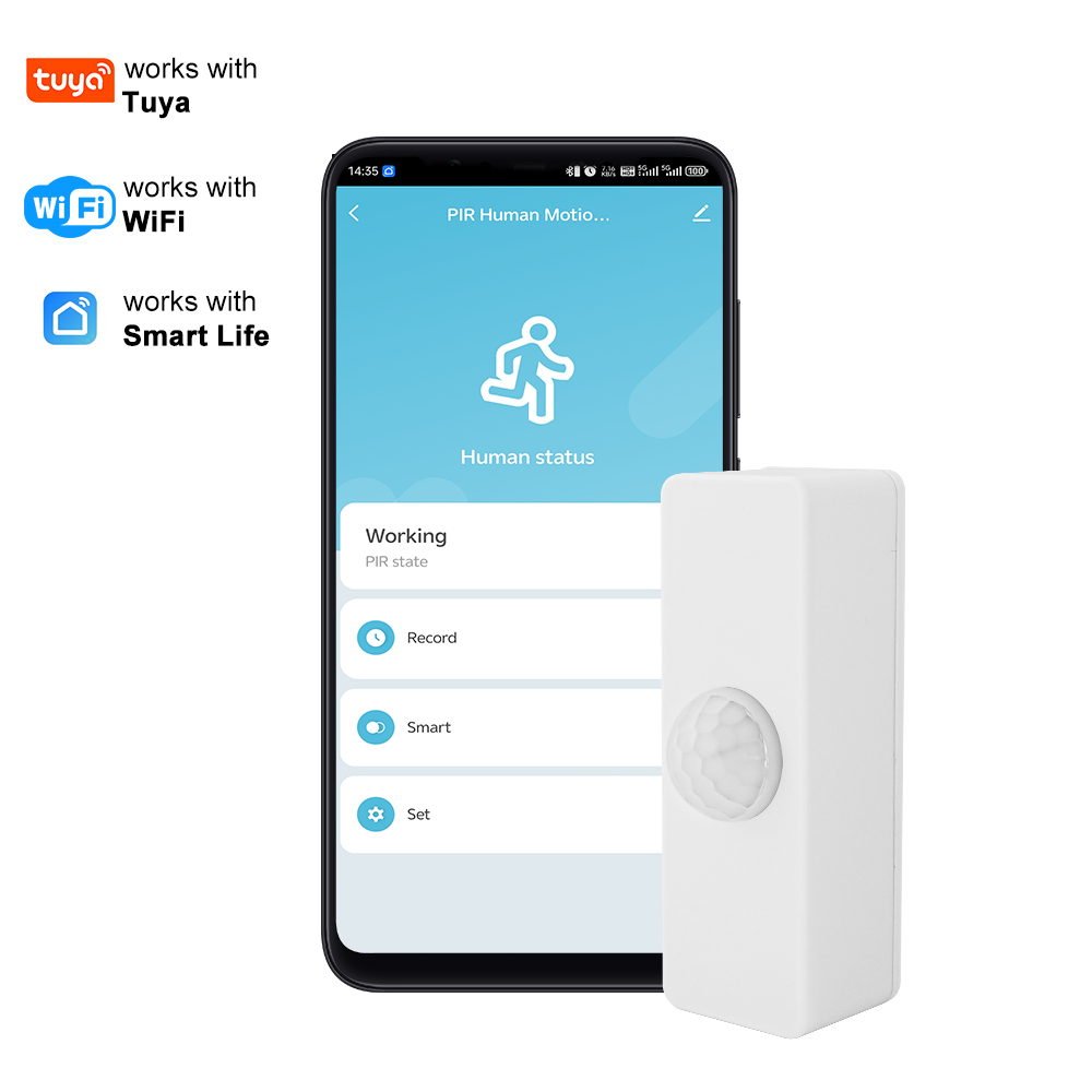 Smart Home Monitoring - Sensor de Movimiento PIR Inteligente Tuya,
