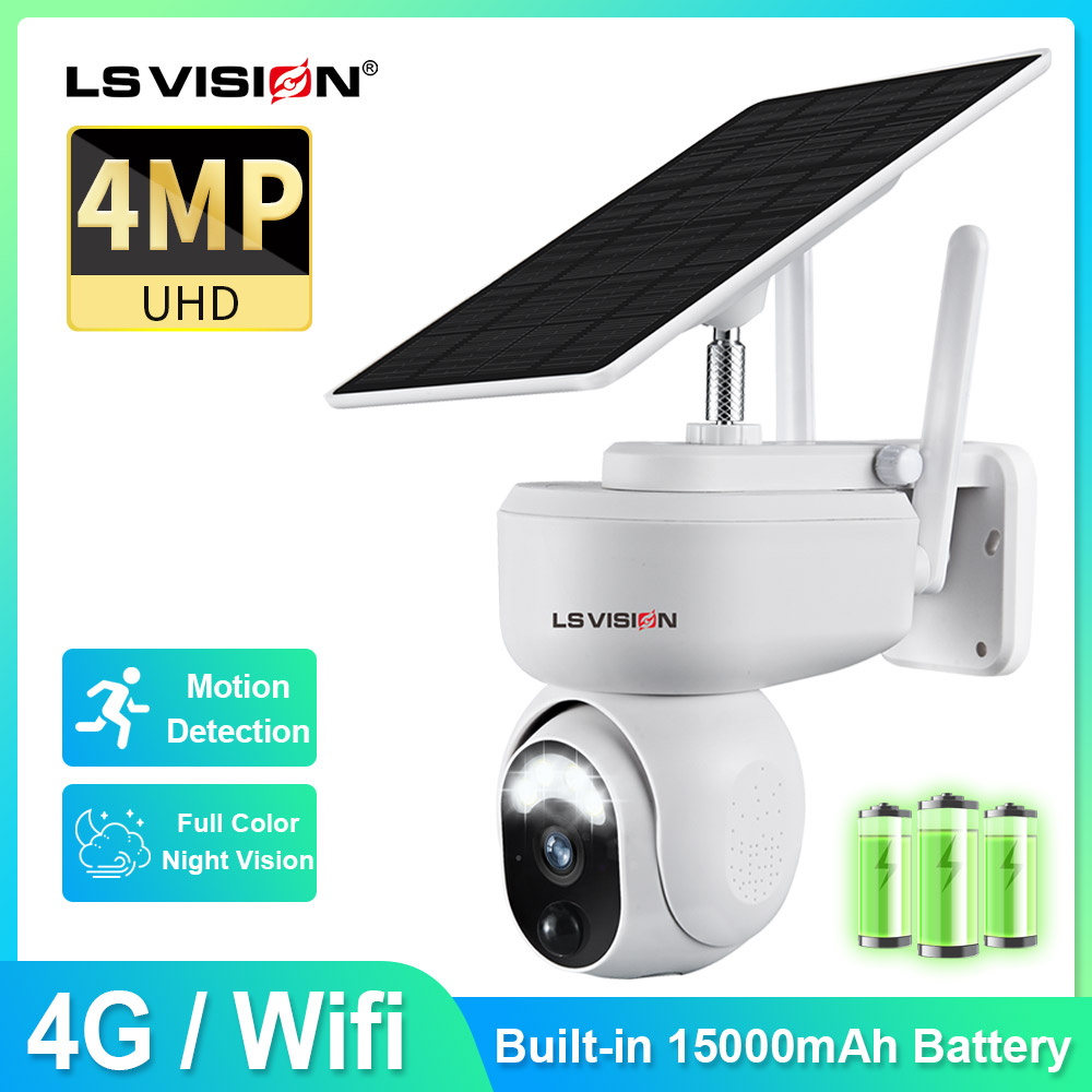 Smart Outdoor Plug - LSVISION-cámara Solar de seguridad para exteriores,