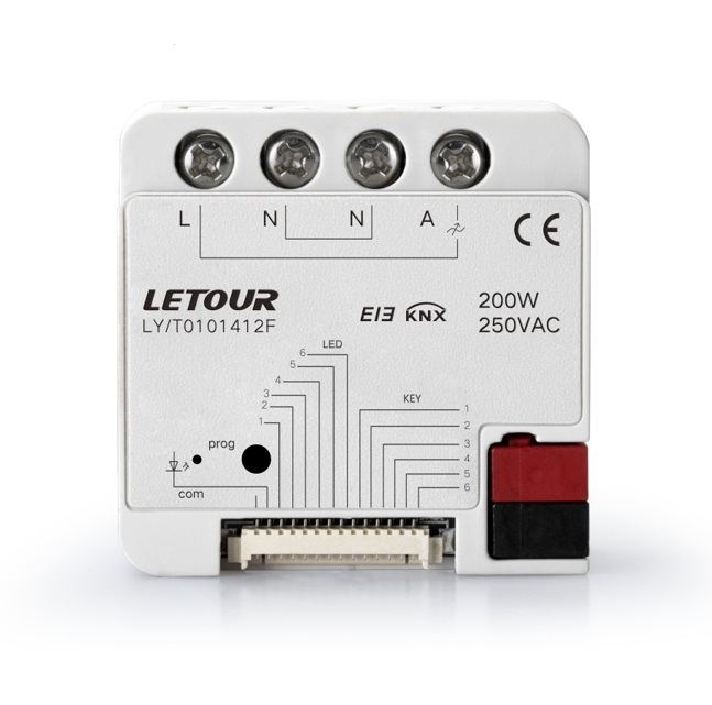 Smart Home Knx System - Controlador atenuador integrado de 1 canal