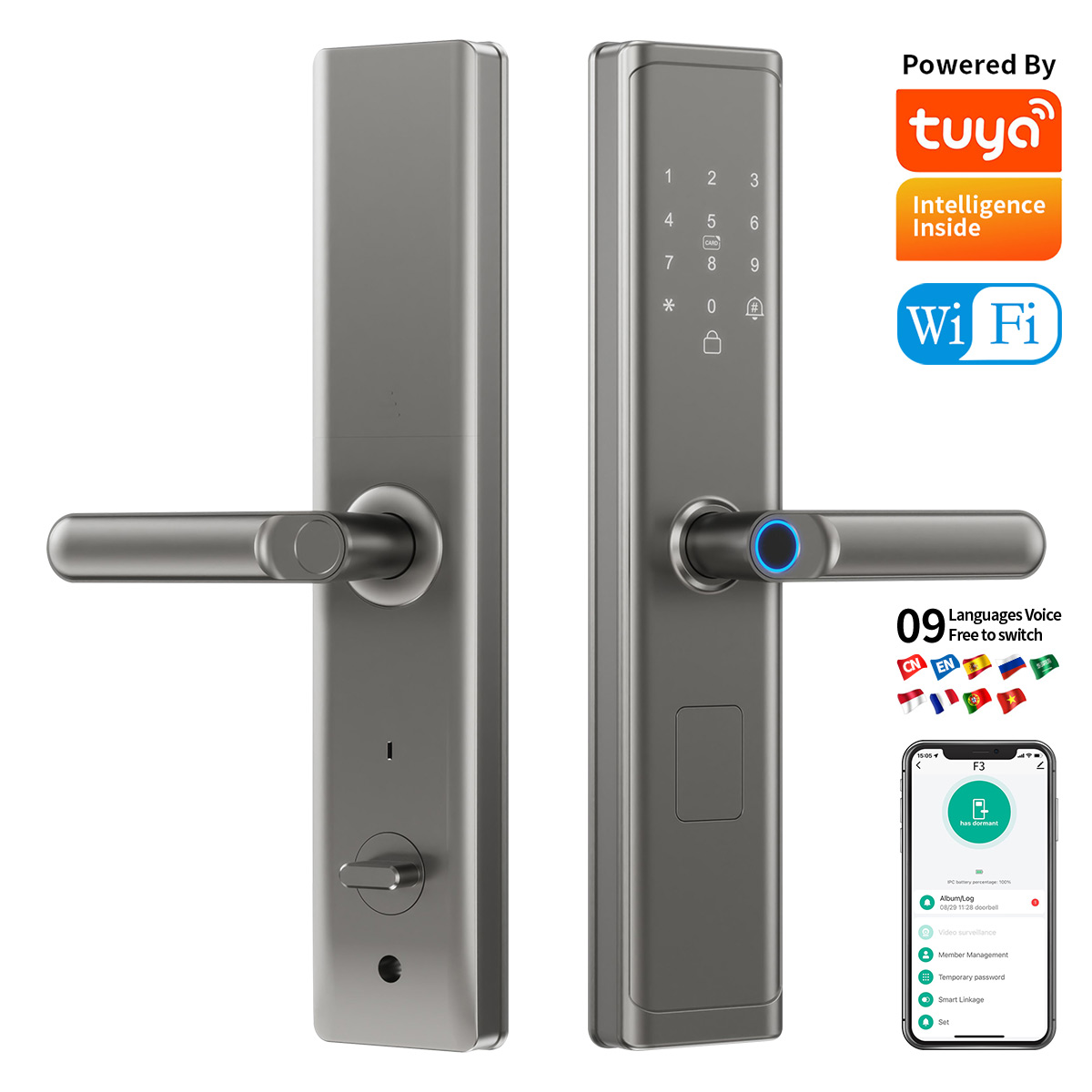 Smart Home Lock - Cerradura Digital Inteligente con Huella Dactilar