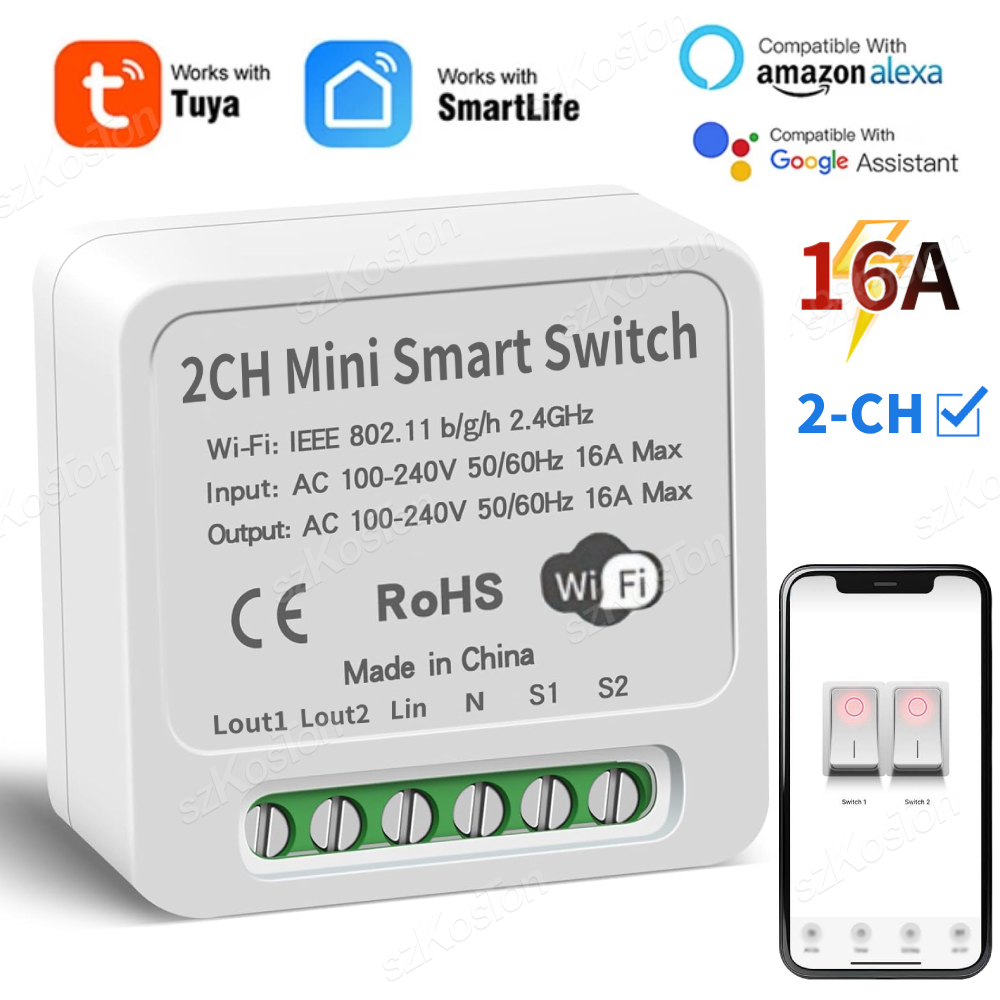 Smart Home Diy - Módulo de interruptor inteligente WiFi Tuya