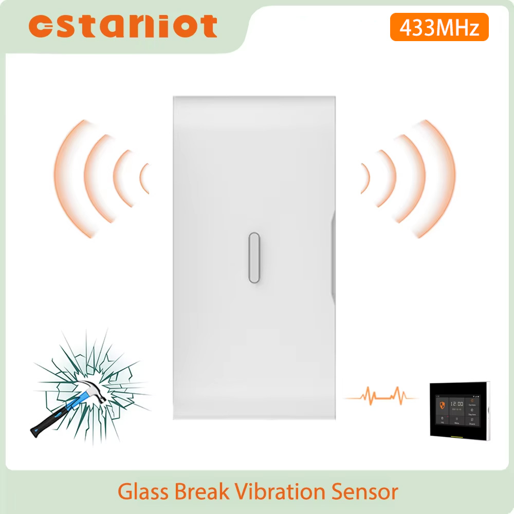 Wireless Door Sensor - Sensor Inalámbrico de Vibración y Rotura