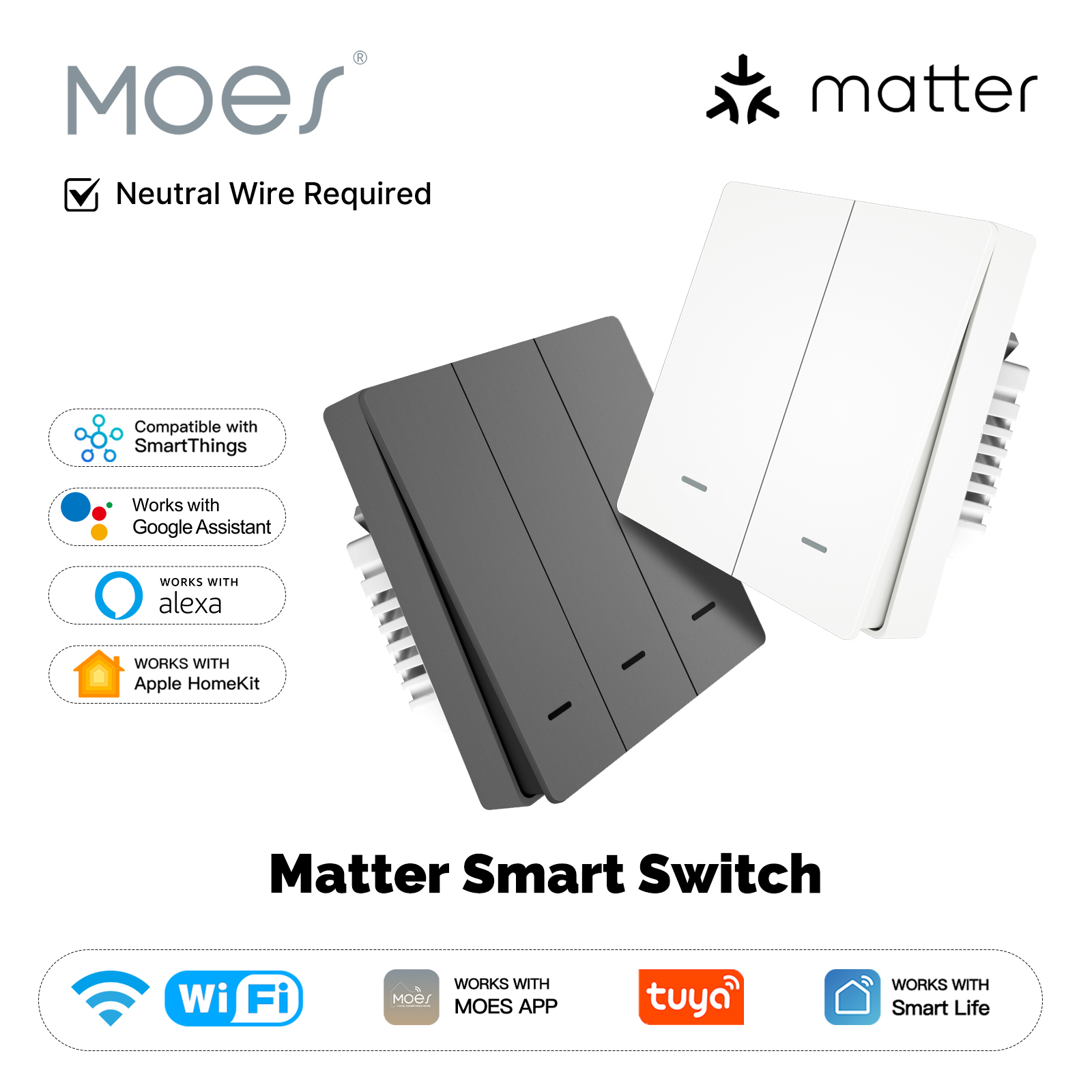 Smart Ir Remote Controller - MOES Matter Tuya WiFi interruptor de