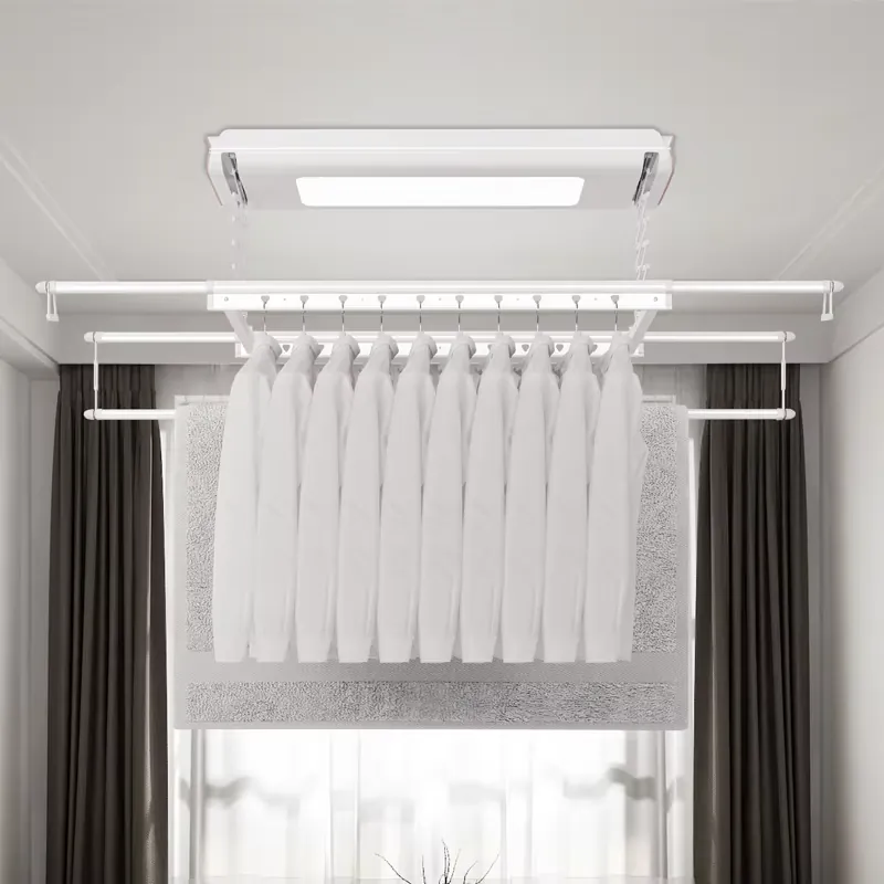 Smart Home Laundry - Tendedero Eléctrico Inteligente para Techo de