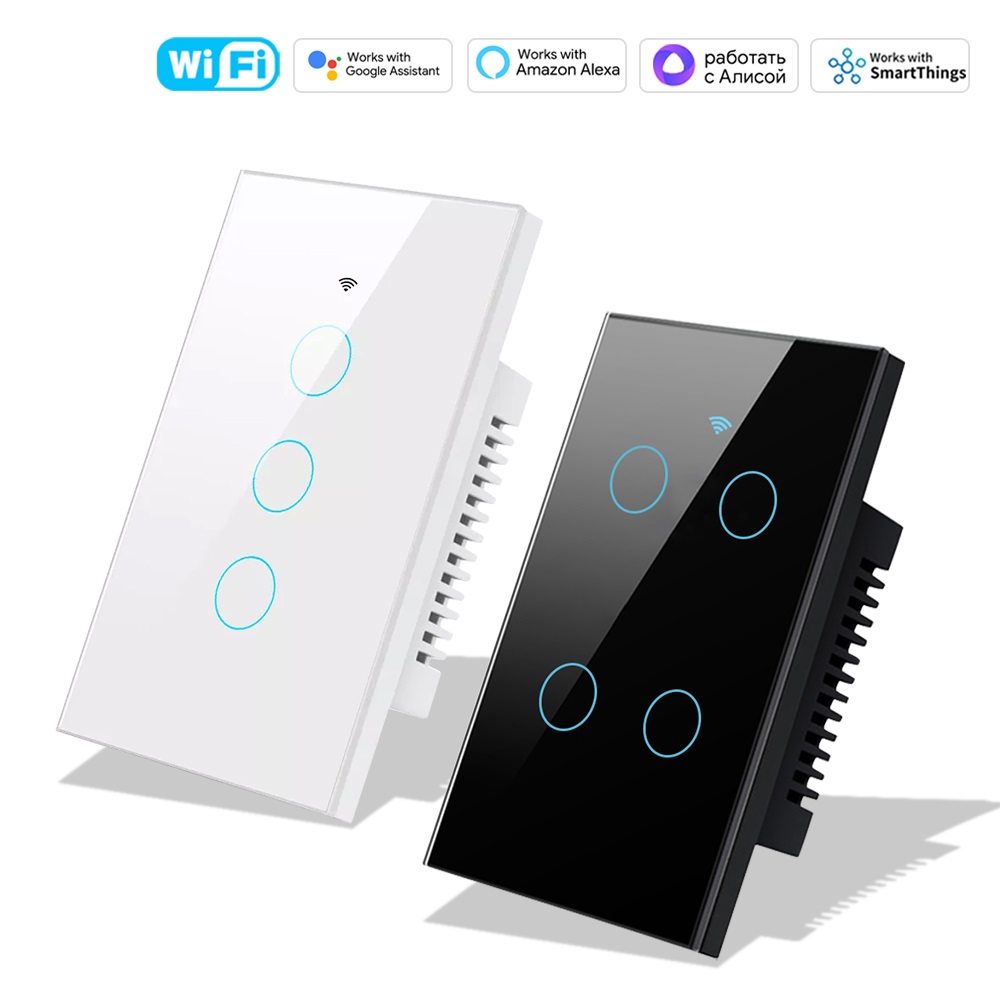 Smart Home Design - Interruptor de Luz Táctil Inteligente Wifi+Bluetooth,
