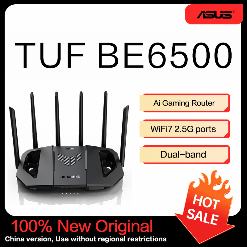 Smart Home Router - ASUS WiFi7 TUF GAMING BE6500 Enrutador