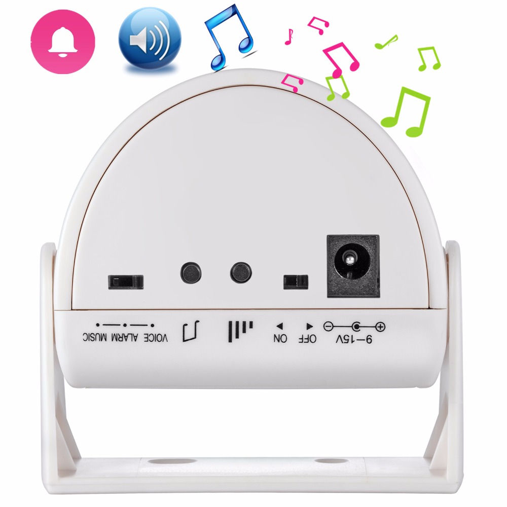 Wireless Door Sensor - 32 canciones Bienvenido timbre infrarrojo timbre