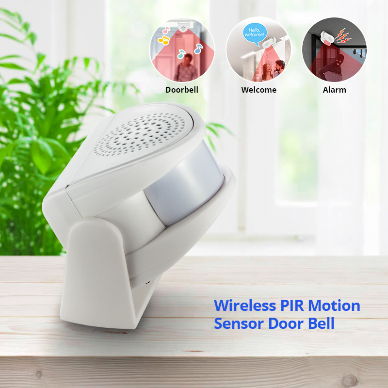 Wireless Door Sensor - Timbre de timbre infrarrojo de bienvenida