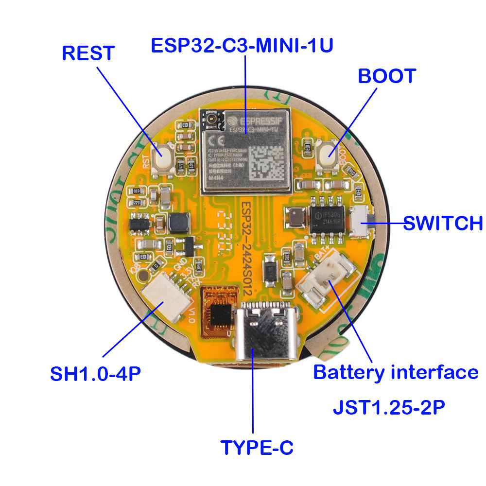 Pantalla ESP32 de 1,28 pulgada - Smart Home Monitoring reseña y precio