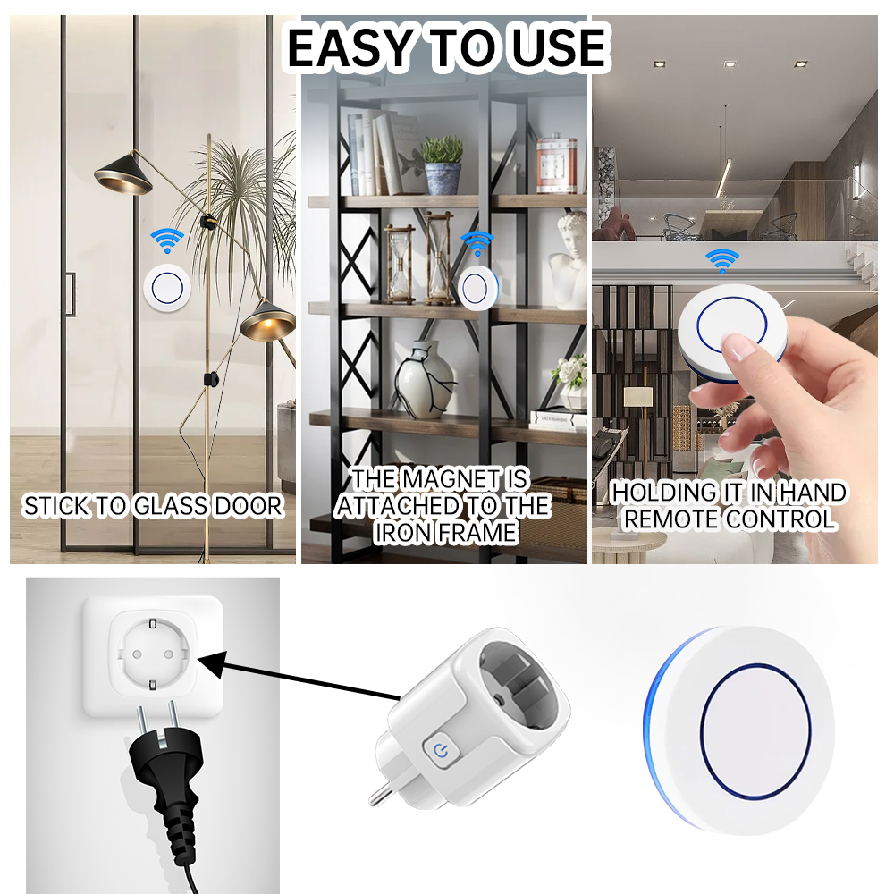 Enchufe Inalámbrico RF433, Enc - Smart Home Or Smart Home reseña y precio