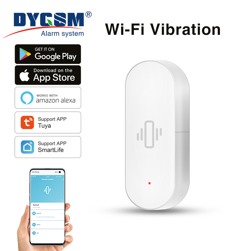 Sensor de vibración WiFi Tuya, - Smart Home Setup reseña y precio