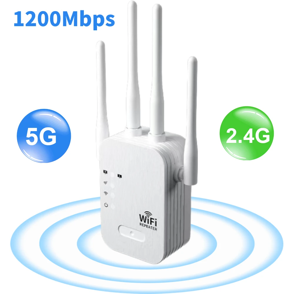 Repetidor WiFi de 1200Mbps ext - Smart Home Router reseña y precio