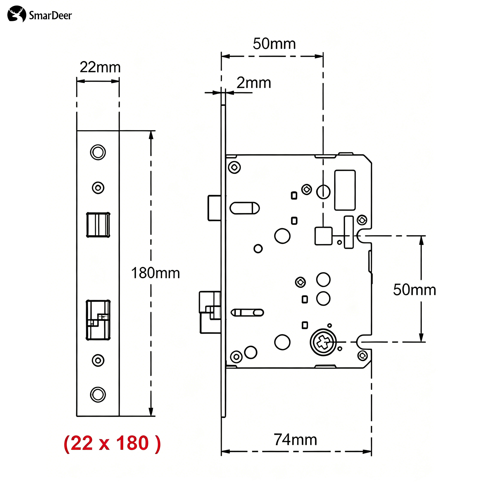 Cuerpo de Cerradura Electrónic - Smart Home Lock reseña y precio