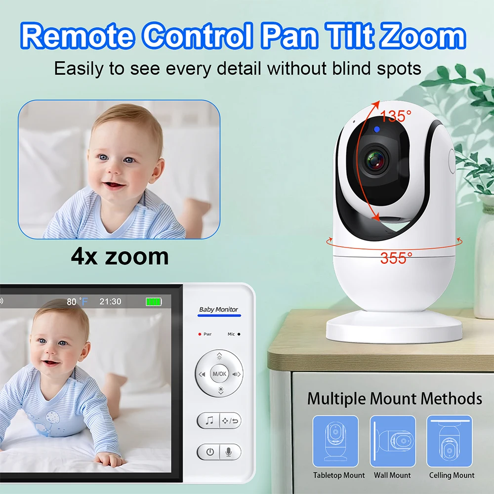 Monitor de vídeo para bebé de  - Smart Home Battery Camera reseña y precio