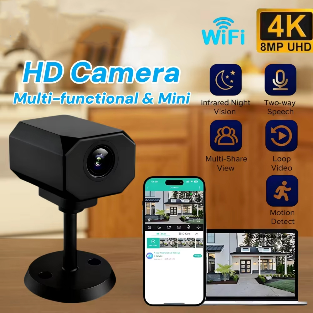 Cámara de seguridad WiFi 4K HD - Smart Home Monitoring reseña y precio