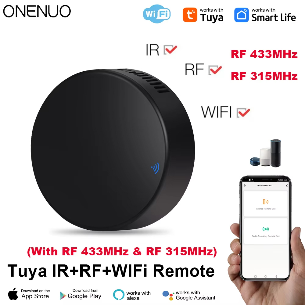 Tuya WiFi RF IR Control remoto - Smart Home Setup reseña y precio