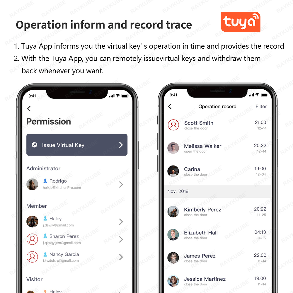 RAYKUBE A1 Pro Tuya BEL Juego  - Smart Home Lock reseña y precio