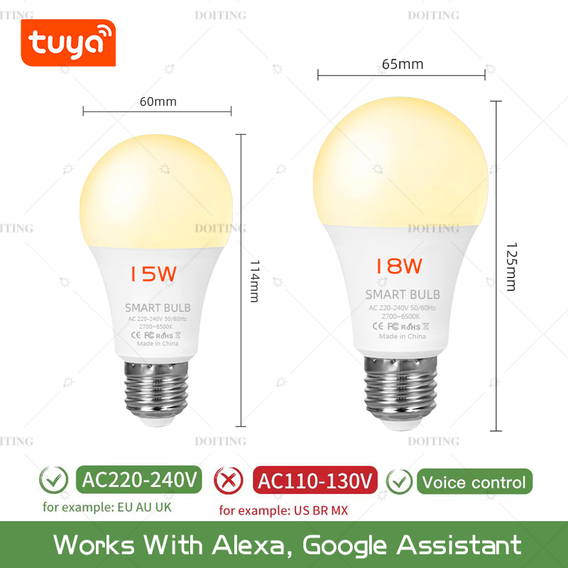 Smart Life Tuya WiFi E27 bombi - Smart Home Yellow reseña y precio
