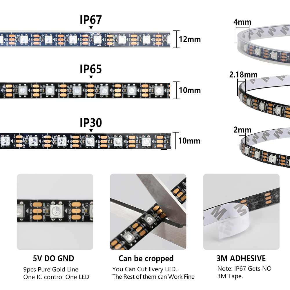 Tira de luces Led RGBIC de píx - Smart Home Yellow reseña y precio