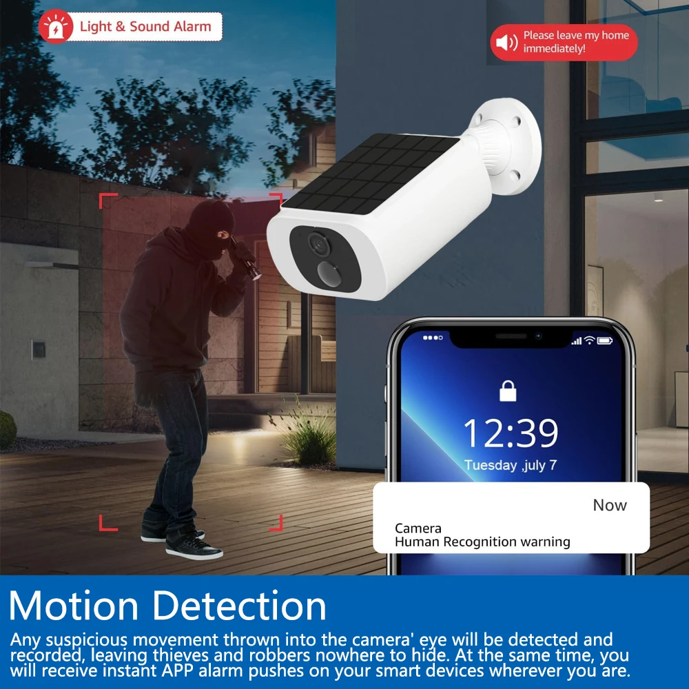 Cámara Solar Inalámbrica con B - Smart Home Battery Camera reseña y precio