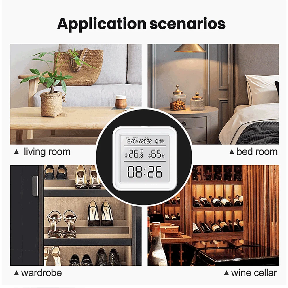 Tuya Zigbee WiFi Sensor de tem - Smart Home Design reseña y precio