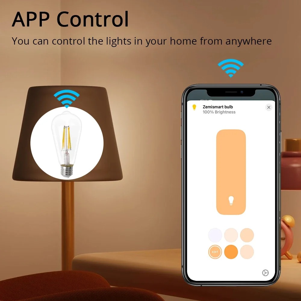Zemismart Matter WiFi bombilla - Smart Home Yellow reseña y precio