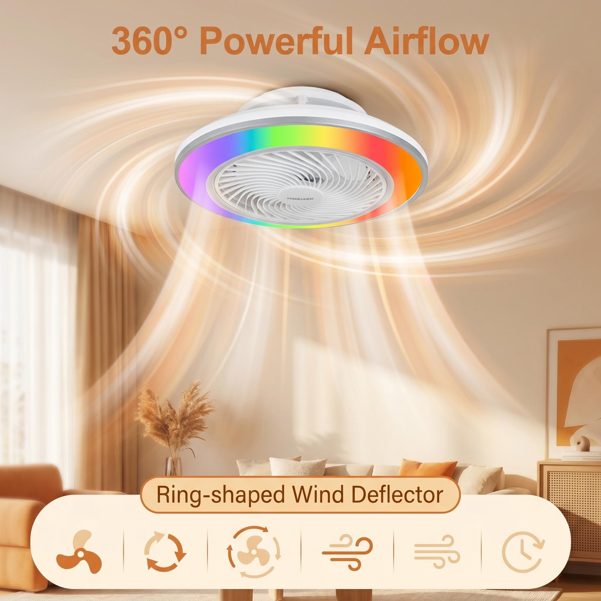 Ventilador de techo inteligent - Smart Home Ventilation System reseña y precio