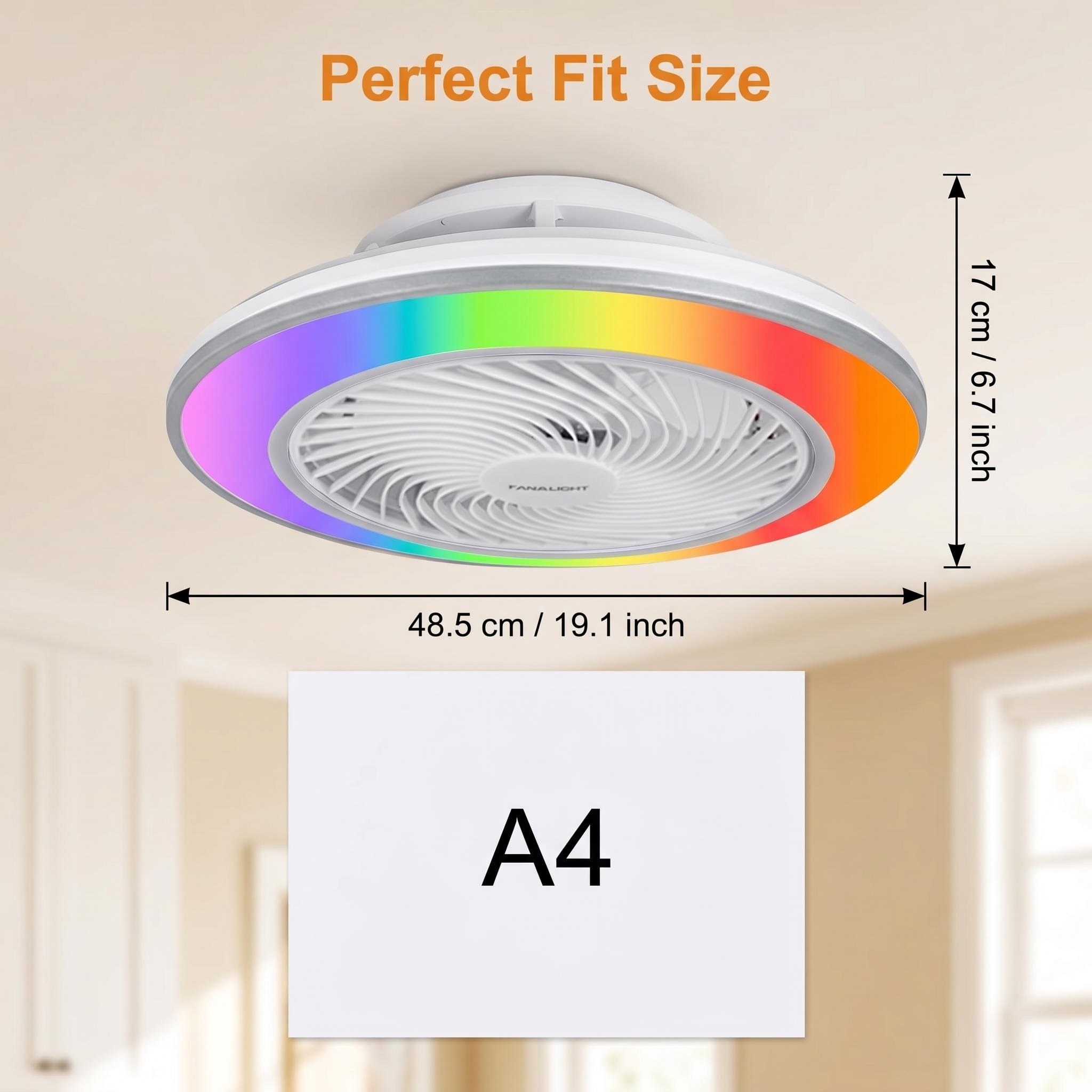 Ventilador de techo inteligent - Smart Home Ventilation System reseña y precio