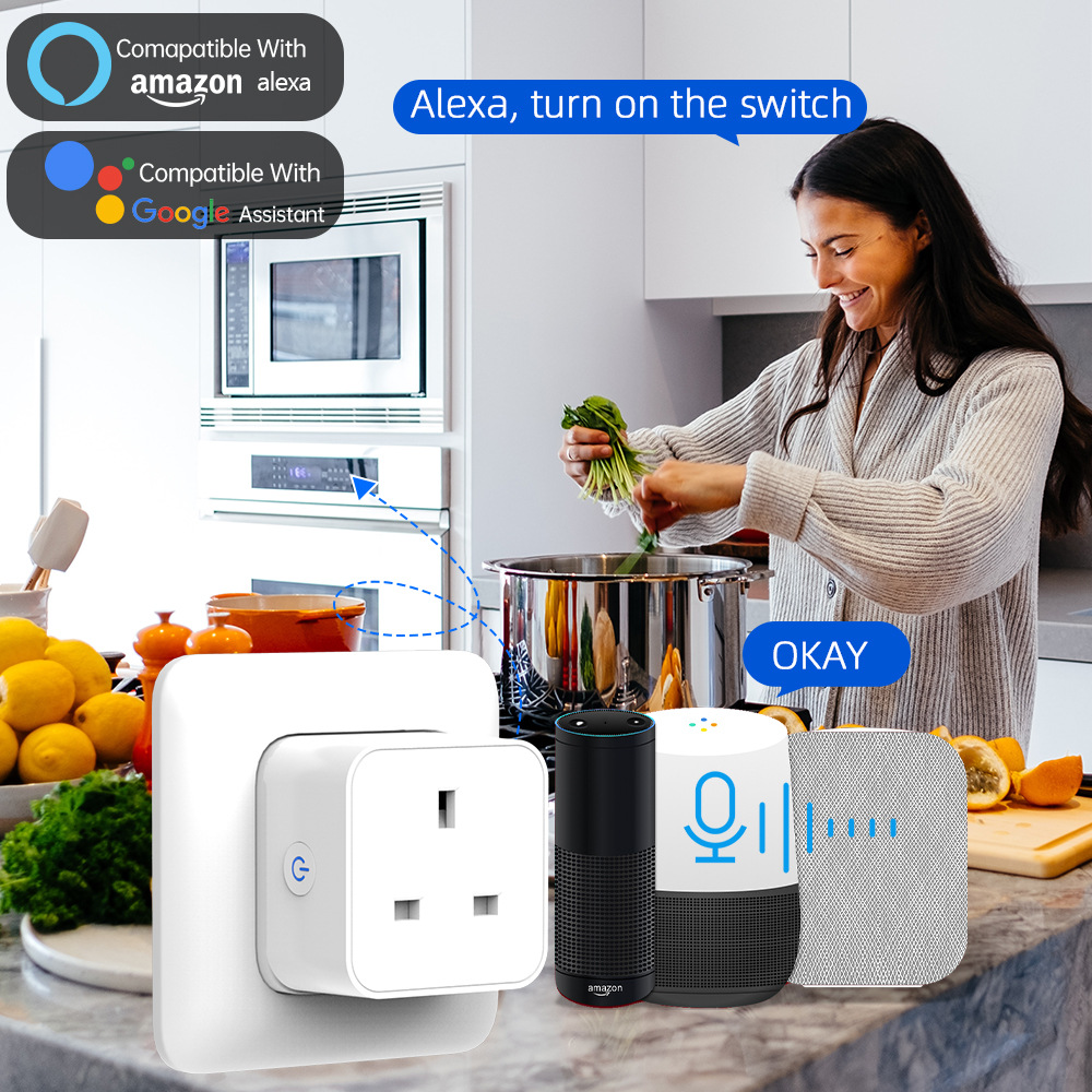 Enchufe Inteligente Tuya 16A/2 - Smart Home Or Smart Home reseña y precio