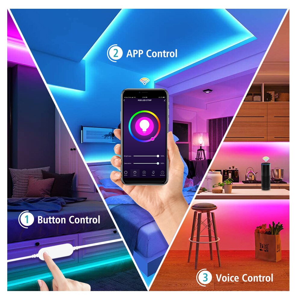 Luces Led inteligentes Tuya Zi - Smart Home Yellow reseña y precio