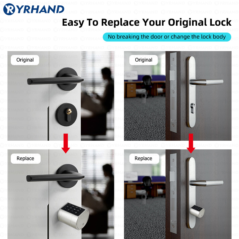 Cerradura de puerta cilíndrica - Smart Home Lock reseña y precio