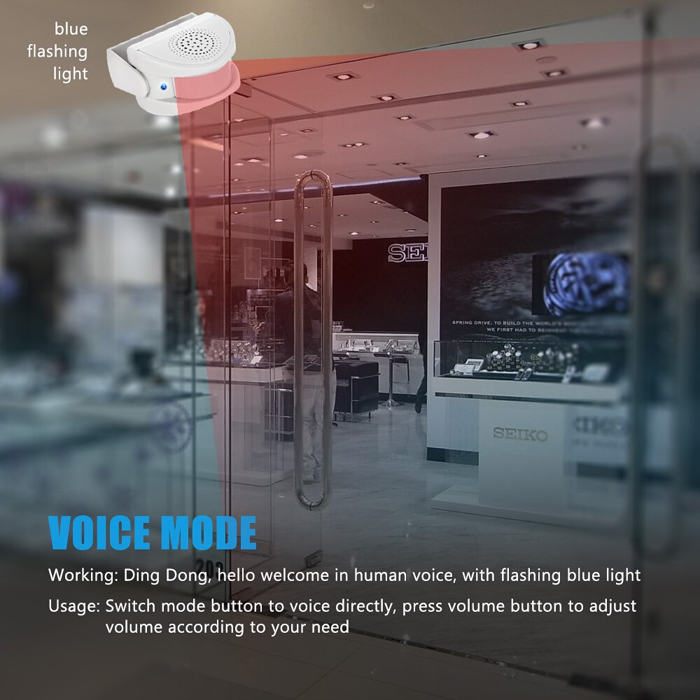 FUERS timbre de bienvenida ina - Wireless Door Sensor reseña y precio