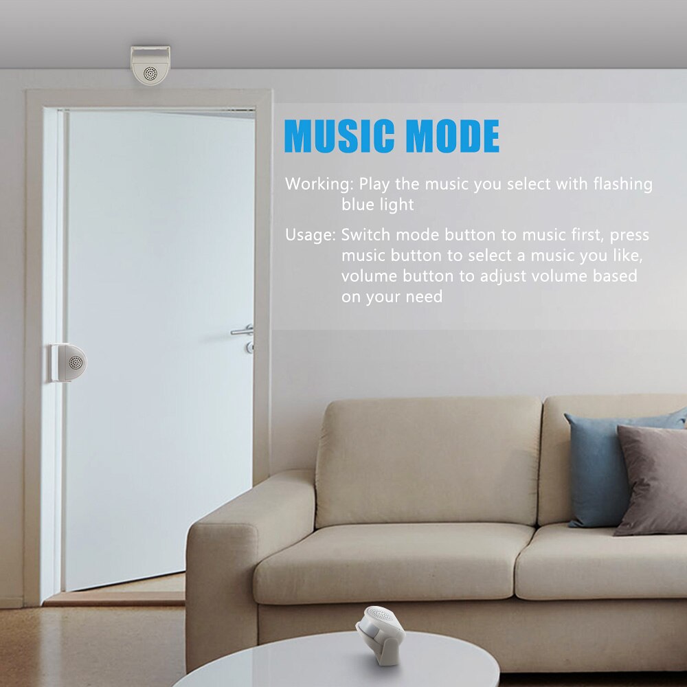 FUERS timbre de bienvenida ina - Wireless Door Sensor reseña y precio