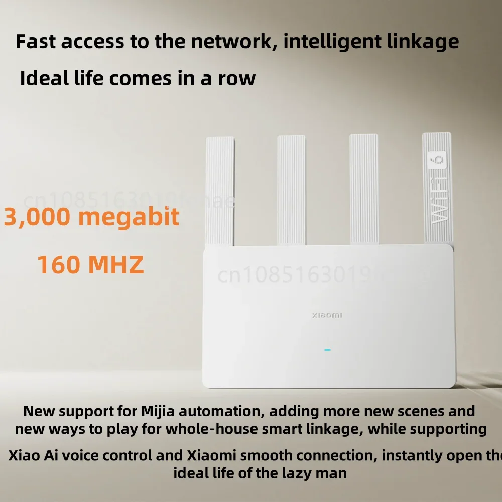 Router WiFi 6 Xiaomi AX3000E,  - Smart Home Future reseña y precio