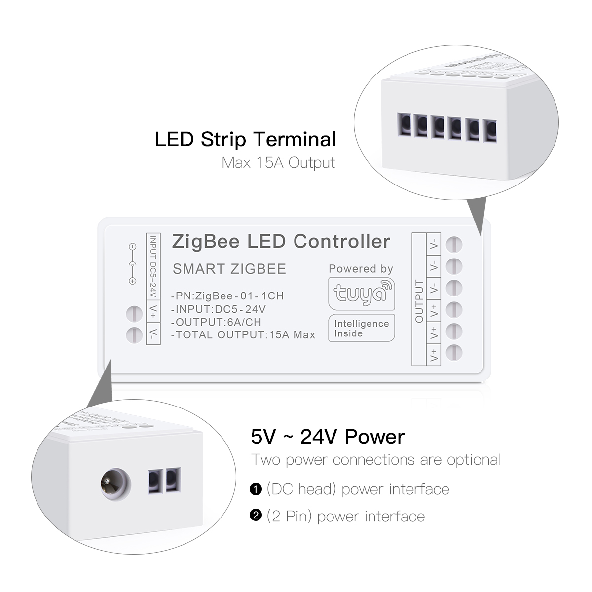 Controlador de luces LED Zigbe - Smart Home Yellow reseña y precio