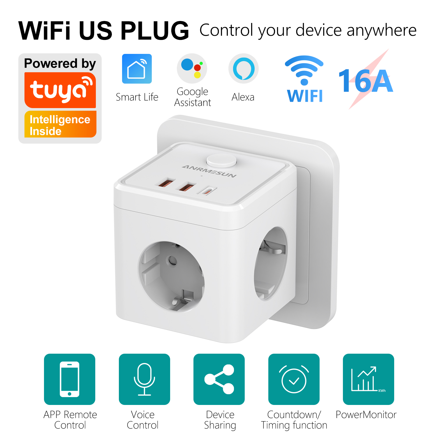 Enchufe de Carga Inteligente W - Smart Home Or Smart Home reseña y precio
