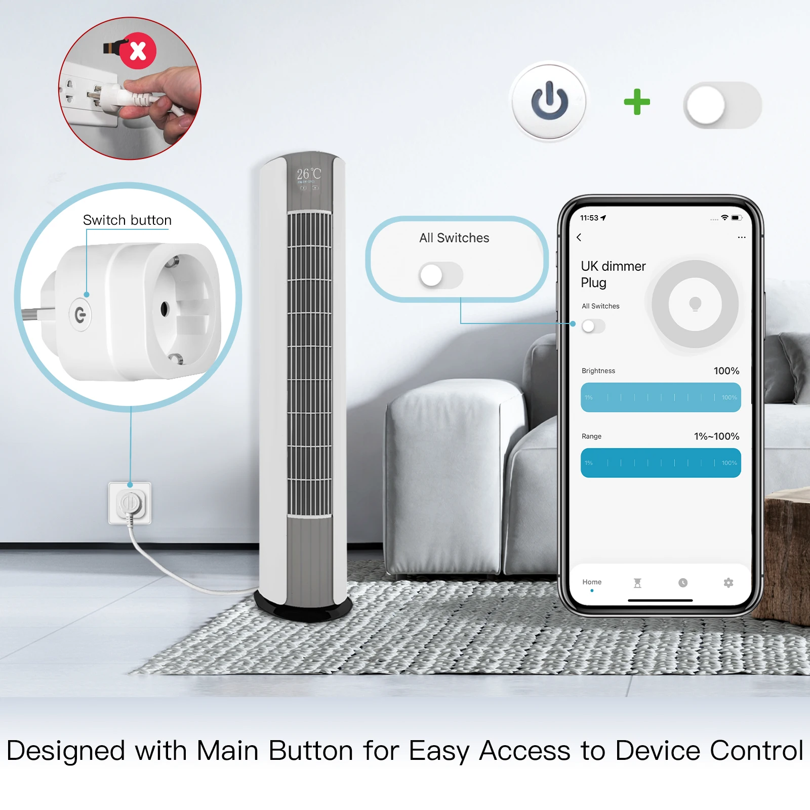 Enchufe Inteligente WiFi MOES  - Smart Outdoor Plug reseña y precio