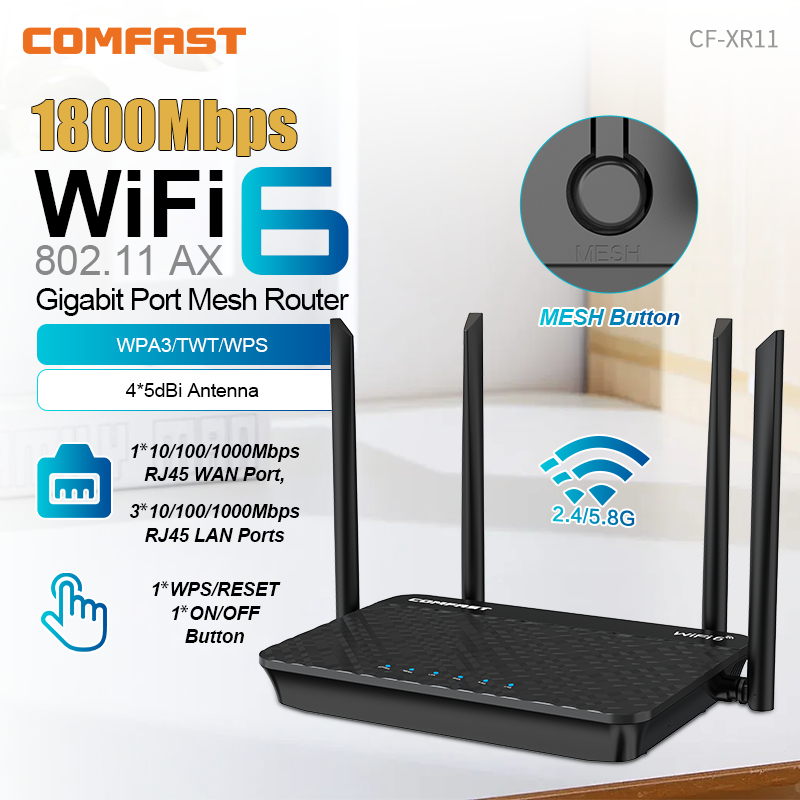Comfast WIFI6 1800/3000Mbps Wi - Smart Home Router reseña y precio