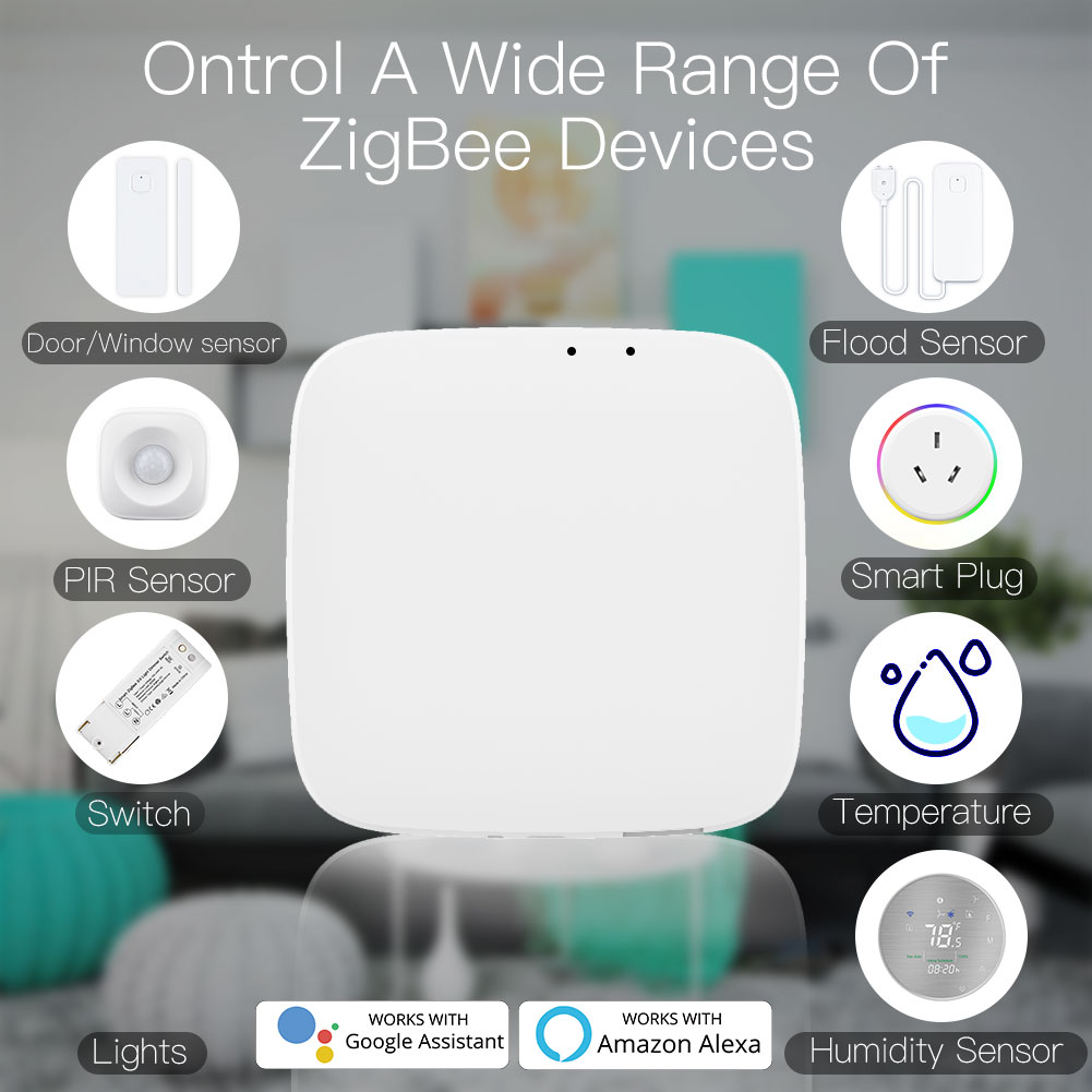 MOES Tuya ZigBee Hub de enlace - Smart Home Hub Xiaomi reseña y precio