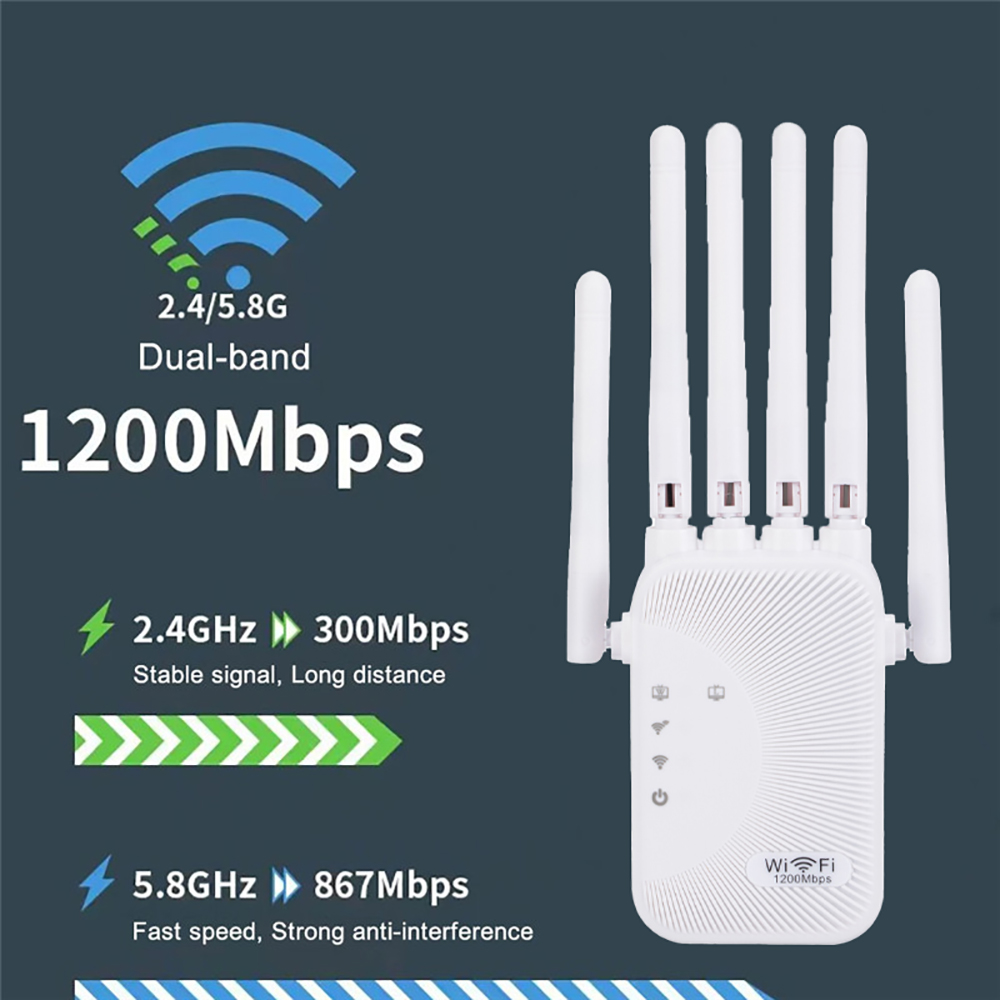 Kebidumei-repetidor WiFi de 12 - Smart Home Router reseña y precio