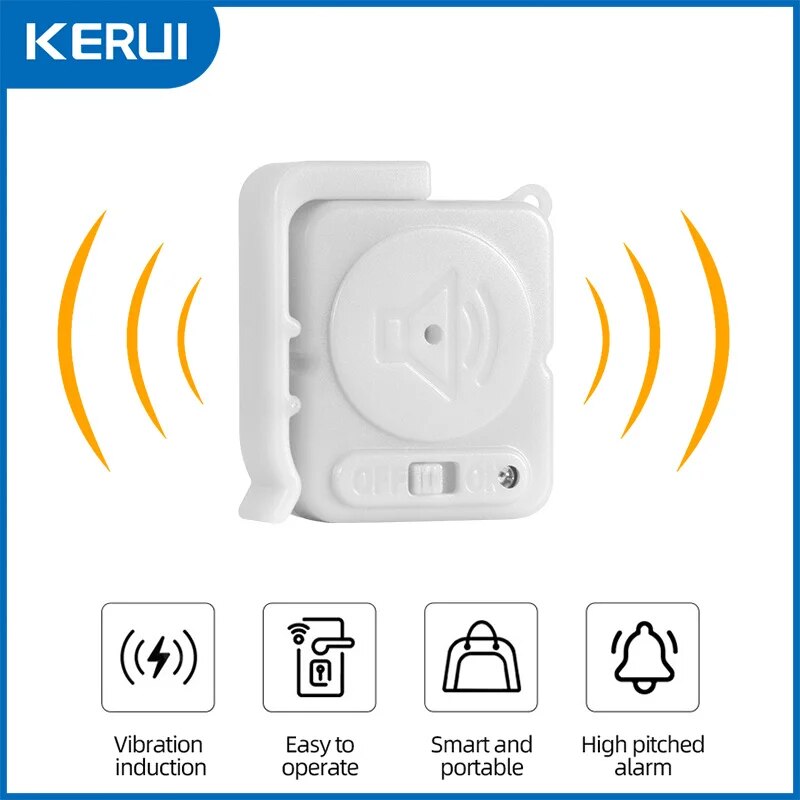 Sensores de Alarma de Vibració - Wireless Door Sensor reseña y precio
